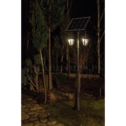 Lampa latarnia solarna ogrodowa 30W 14Ah 3,00m Retro II